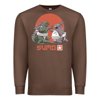 Chestnut sumo pop Premium Sweatshirt - artisFamous