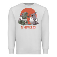 Dove Grey sumo pop Premium Sweatshirt - artisFamous