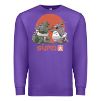 Purple sumo pop Premium Sweatshirt - artisFamous