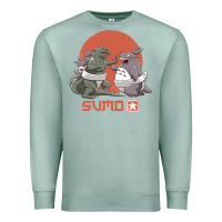 Seafoam sumo pop Premium Sweatshirt - artisFamous