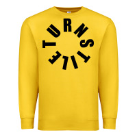 Lemon TURNSTILE BLACK ON WHITE Premium Sweatshirt - artisFamous
