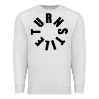 Oatmeal Heather TURNSTILE BLACK ON WHITE Premium Sweatshirt - artisFamous
