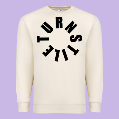 Turnstile Black On White Premium Sweatshirt Designed By Artisfamous