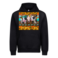Black heifers and sunflowers Urban Hoodie - Jasminsmagicworld