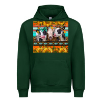 Forest Green heifers and sunflowers Urban Hoodie - Jasminsmagicworld