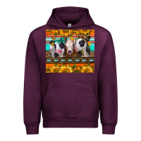 Mauve Wine heifers and sunflowers Urban Hoodie - Jasminsmagicworld