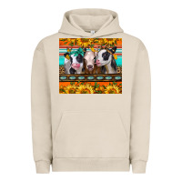 Pigment French Oak heifers and sunflowers Urban Hoodie - Jasminsmagicworld
