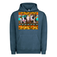Pigment Midnight Navy heifers and sunflowers Urban Hoodie - Jasminsmagicworld