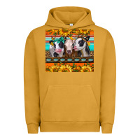 Pigment Peanut Butter heifers and sunflowers Urban Hoodie - Jasminsmagicworld