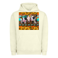 Pigment Pistachio heifers and sunflowers Urban Hoodie - Jasminsmagicworld