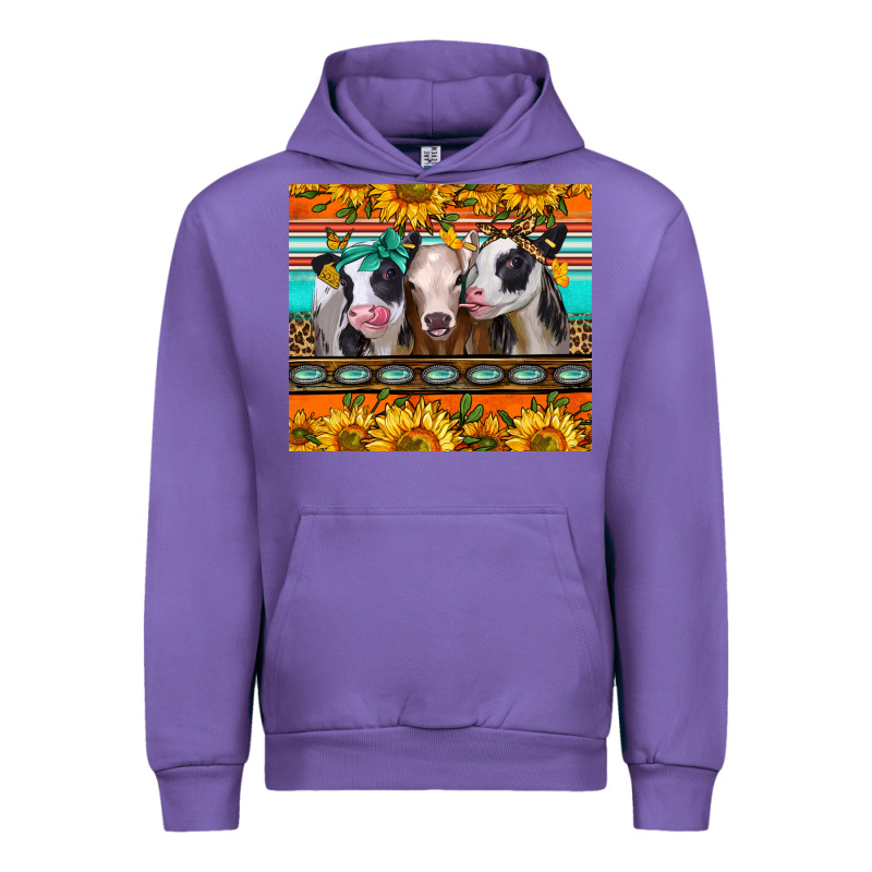Heifers And Sunflowers Urban Hoodie by Jasminsmagicworld | Teevron