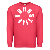 Cardinal TURNSTILE WHITE ON BLACK. Premium Sweatshirt - artisFamous