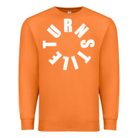 Carrot TURNSTILE WHITE ON BLACK. Premium Sweatshirt - artisFamous