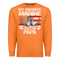 Carrot marine papa, gifts my favorite marine calls me pa pa military mother Premium Sweatshirt - artisFamous