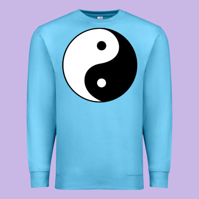 Yin And Yang Premium Sweatshirt Designed By Artisfamous