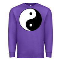 Purple Yin and yang Premium Sweatshirt - artisFamous
