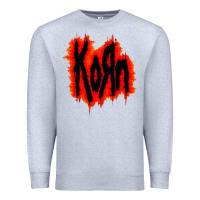 Heather Grey vintage kor'n Premium Sweatshirt - artisFamous