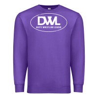 Purple heels wrestling dwl Premium Sweatshirt - artisFamous