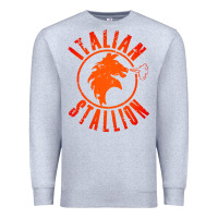Heather Grey italian stallion Premium Sweatshirt - artisFamous