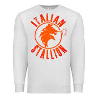 Oatmeal Heather italian stallion Premium Sweatshirt - artisFamous