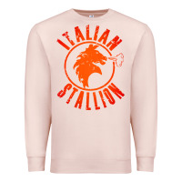Pale Pink italian stallion Premium Sweatshirt - artisFamous