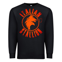 Black italian stallion Premium Sweatshirt - artisFamous