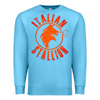 Ocean Blue italian stallion Premium Sweatshirt - artisFamous