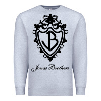 Heather Grey jona's brothers Premium Sweatshirt - artisFamous