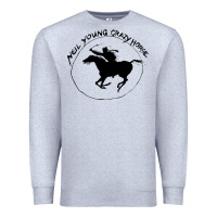 Heather Grey neil young Premium Sweatshirt - artisFamous