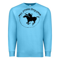 Ocean Blue neil young Premium Sweatshirt - artisFamous