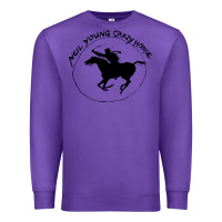 Purple neil young Premium Sweatshirt - artisFamous