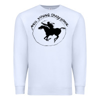 White neil young Premium Sweatshirt - artisFamous
