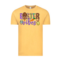Vintage Mustard Easter Vibes Vintage Tee - BundleAndBundleShop