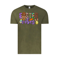 Vintage Olive Easter Vibes Vintage Tee - BundleAndBundleShop
