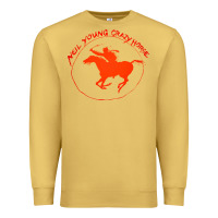 Antique Gold neil young Premium Sweatshirt - artisFamous