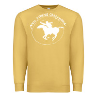 Antique Gold neil young Premium Sweatshirt - artisFamous
