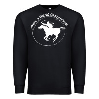 Black neil young Premium Sweatshirt - artisFamous