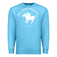 Ocean Blue neil young Premium Sweatshirt - artisFamous