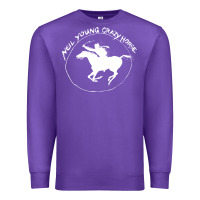 Purple neil young Premium Sweatshirt - artisFamous