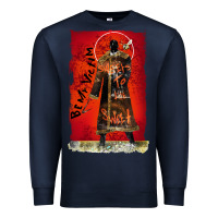 Navy vintage candyman be my victim halloween Premium Sweatshirt - artisFamous