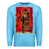 Ocean Blue vintage candyman be my victim halloween Premium Sweatshirt - artisFamous