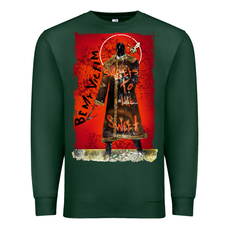 Vintage Candyman Be My Victim Halloween Premium Sweatshirt by artisFamous | Teevron