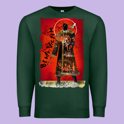 Vintage Candyman Be My Victim Halloween Premium Sweatshirt Designed By Artisfamous