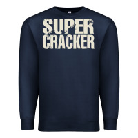 Navy super cracker Premium Sweatshirt - artisFamous