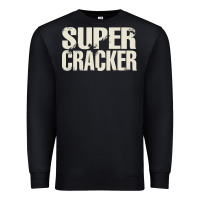 Black super cracker Premium Sweatshirt - artisFamous