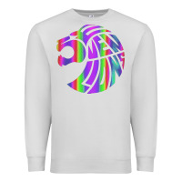 Dove Grey reflective 7 lions Premium Sweatshirt - artisFamous