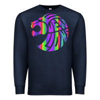 Navy reflective 7 lions Premium Sweatshirt - artisFamous