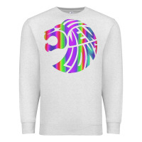 Oatmeal Heather reflective 7 lions Premium Sweatshirt - artisFamous