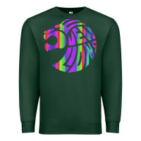 Sports Green reflective 7 lions Premium Sweatshirt - artisFamous