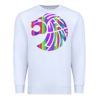 White reflective 7 lions Premium Sweatshirt - artisFamous